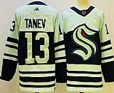 Men's Seattle Kraken #13 Brandon Tanev Light Green 2022 Reverse Retro Authentic Jersey,baseball caps,new era cap wholesale,wholesale hats